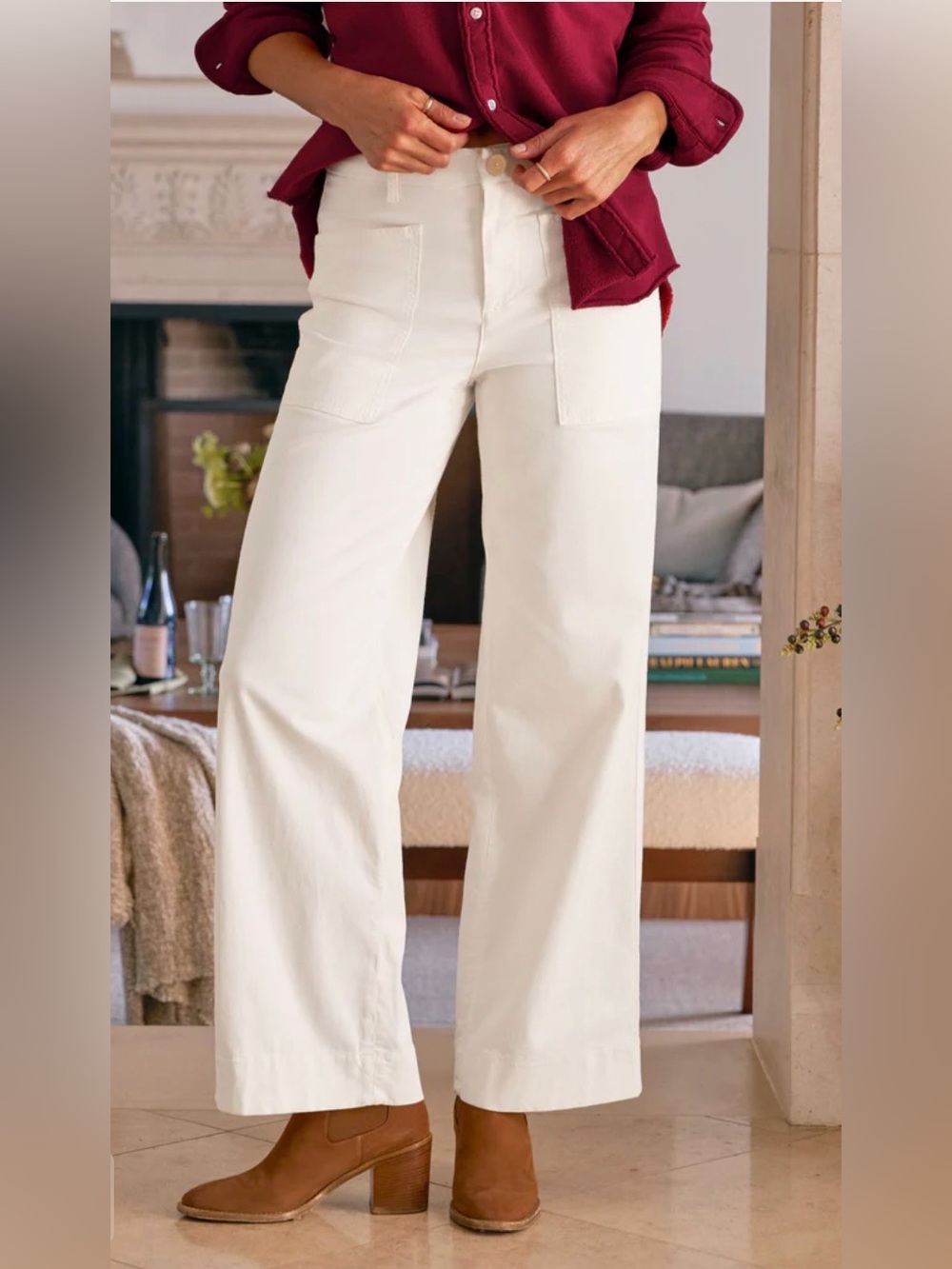 Frank & Eileen LIMERICK
Wide-Leg Carpenter Pant sz 6
